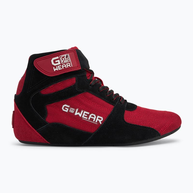 Pánske tréningové topánky Gorilla Wear Pro High Tops red/black 2