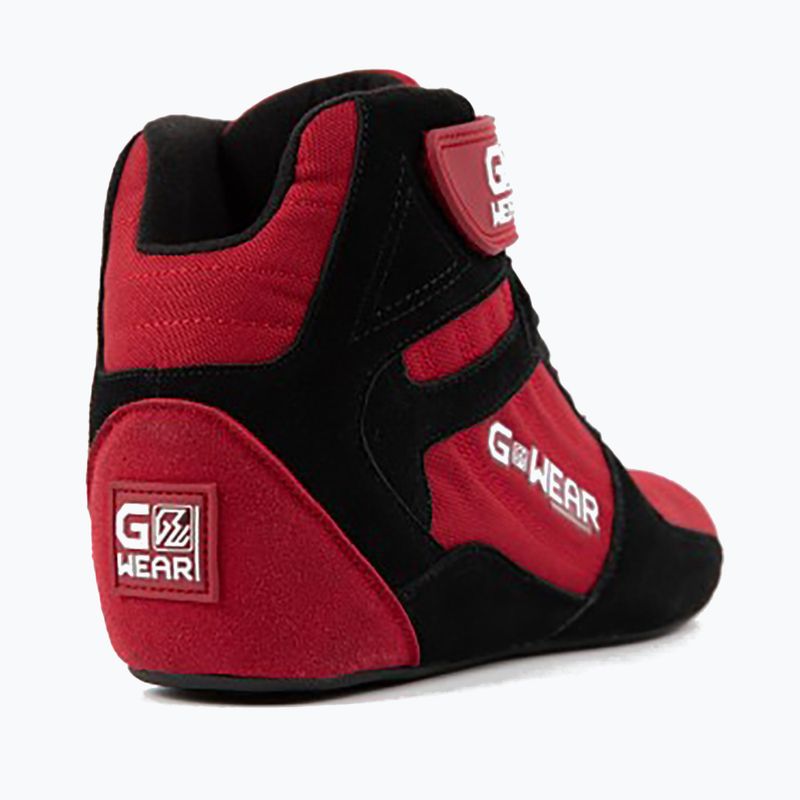 Pánske tréningové topánky Gorilla Wear Pro High Tops red/black 9