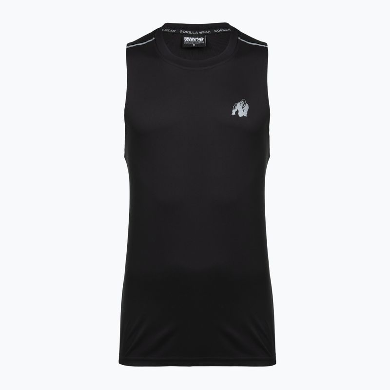 Gorilla Wear Easton čierne pánske tréningové tielko 6