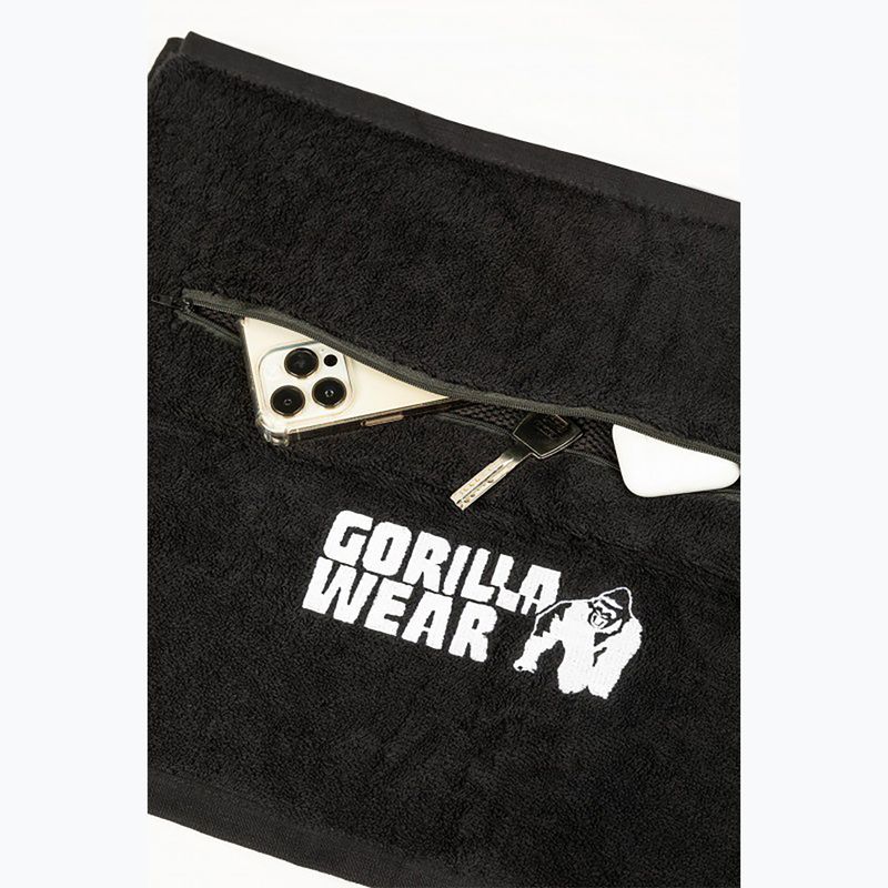 Gorilla Wear Zip Pocket Gym uterák čierny 5
