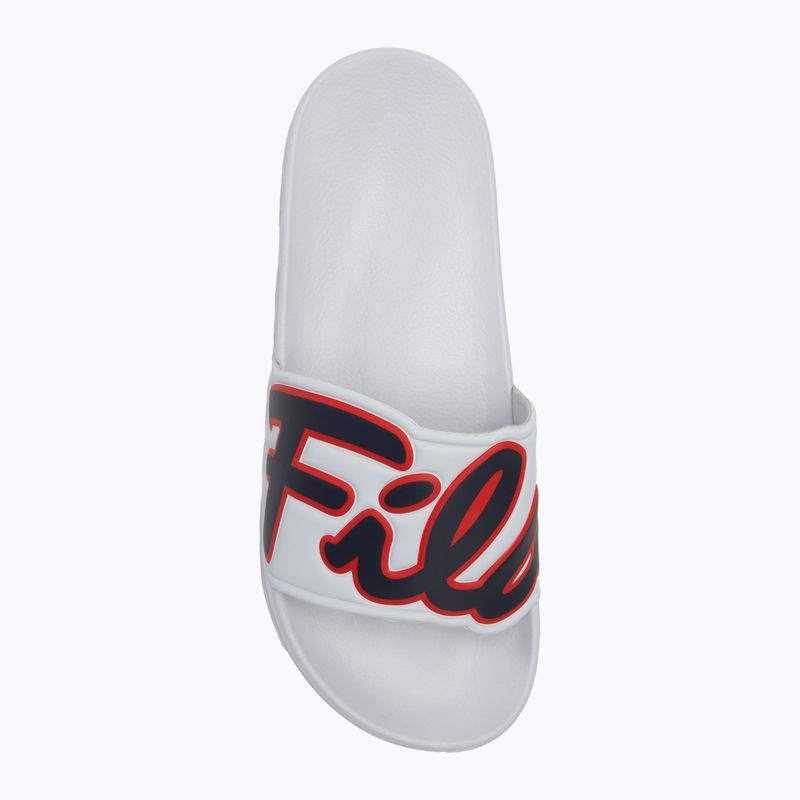 Pánske šľapky FILA Scritto white/fila navy 5