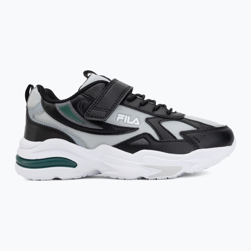 Detské topánky FILA Madrun Velcro black/posy green 2