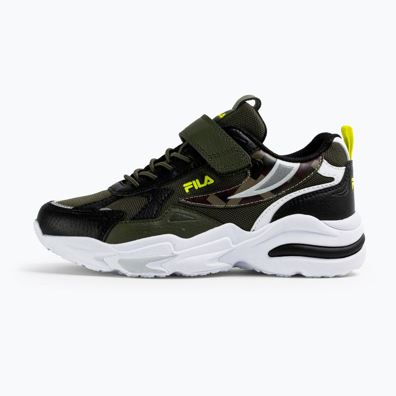 Detské topánky FILA Madrun Velcro olive night