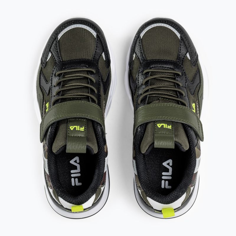 Detské topánky FILA Madrun Velcro olive night 5