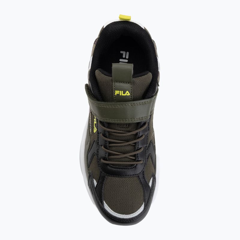 Detské topánky FILA Madrun Velcro olive night 5