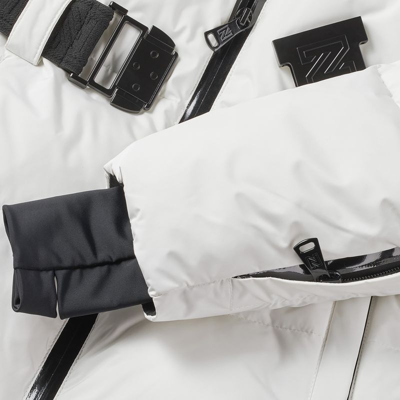 Dámska lyžiarska bunda Nikkie Nateland star white 6