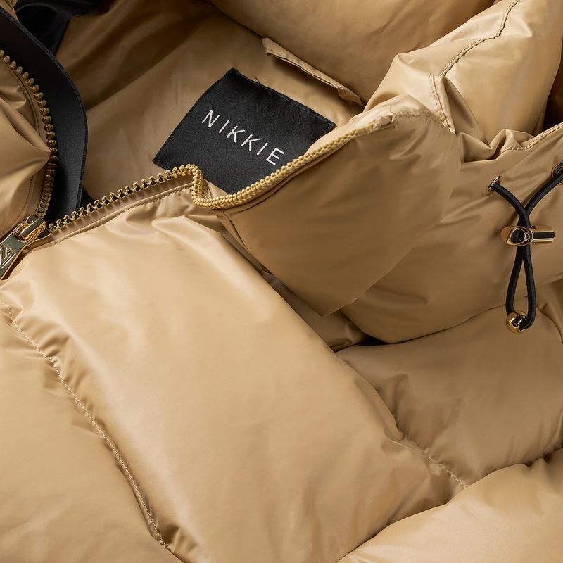 Dámska lyžiarska bunda Nikkie Nafferton hummus 8