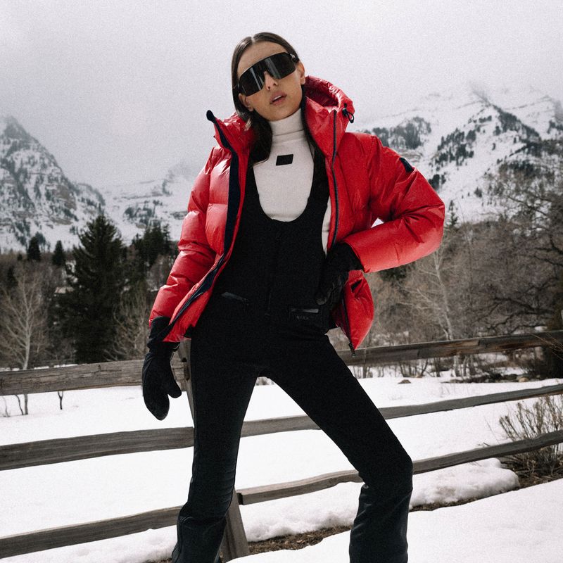 Dámska lyžiarska bunda Nikkie Nafferton racing red 9