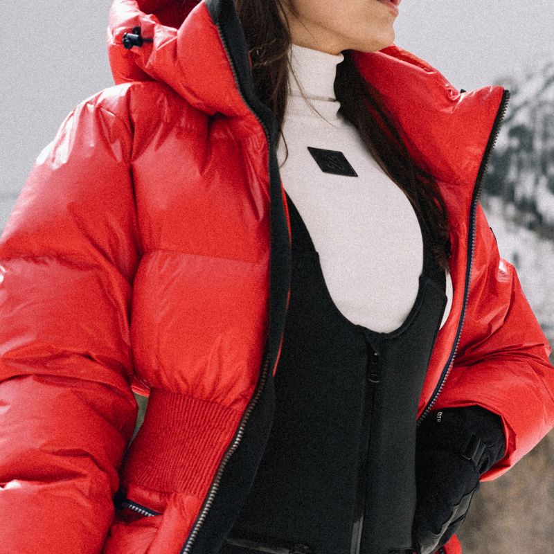 Dámska lyžiarska bunda Nikkie Nafferton racing red 12