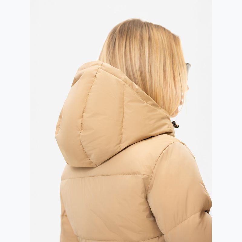 Dámska lyžiarska bunda Nikkie Nateland Contrast hummus 2