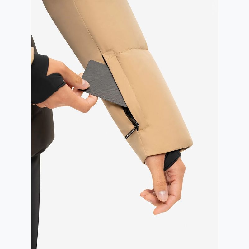 Dámska lyžiarska bunda Nikkie Nateland Contrast hummus 4