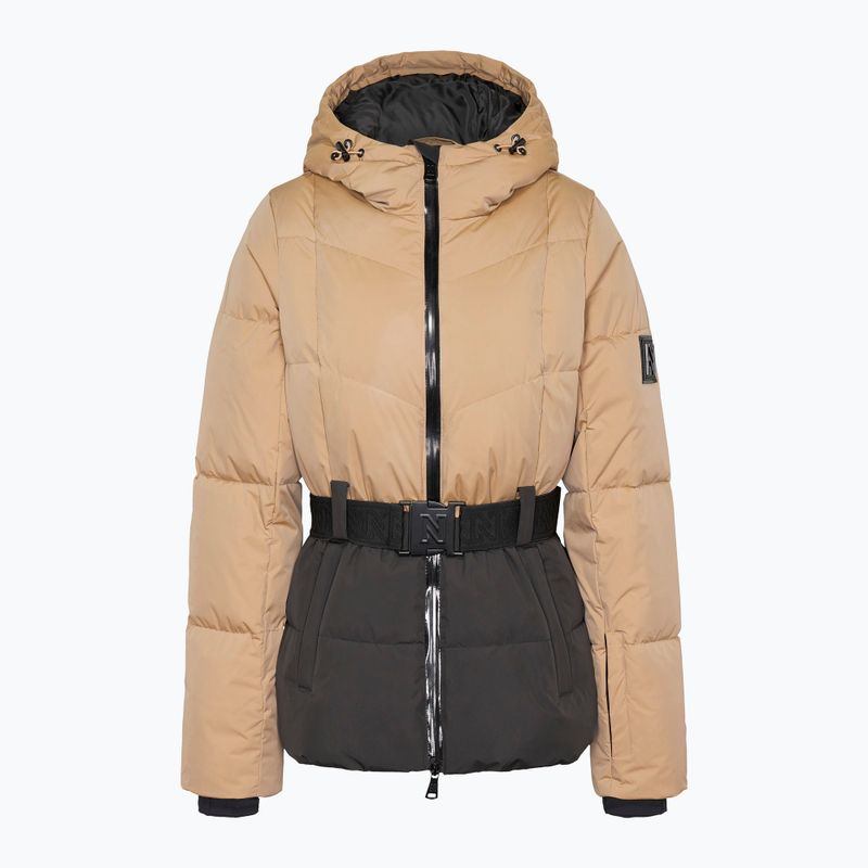 Dámska lyžiarska bunda Nikkie Nateland Contrast hummus 6