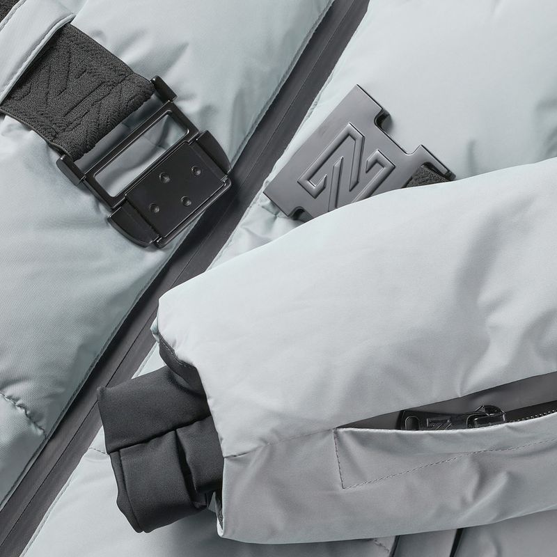 Dámska lyžiarska bunda Nikkie Nateland Metal silver 7