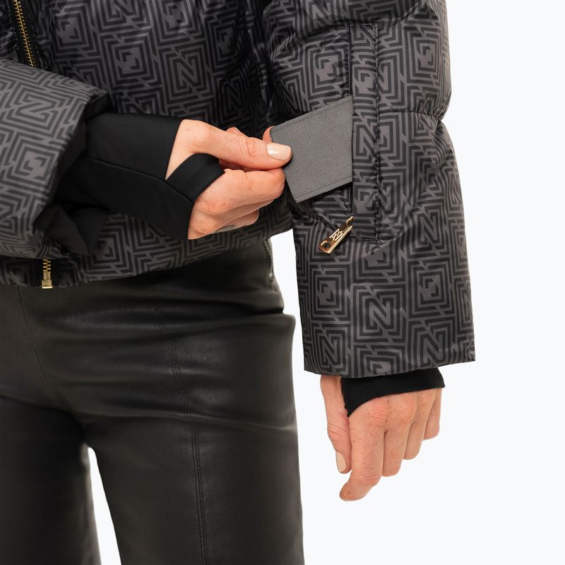 Dámska lyžiarska bunda Nikkie Newport Logo black 3