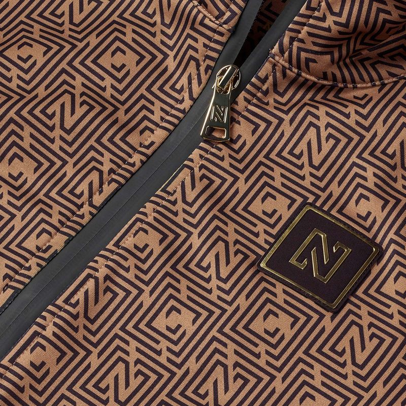 Dámska lyžiarska mikina Nikkie Nantes Logo Ski Pully camel 4