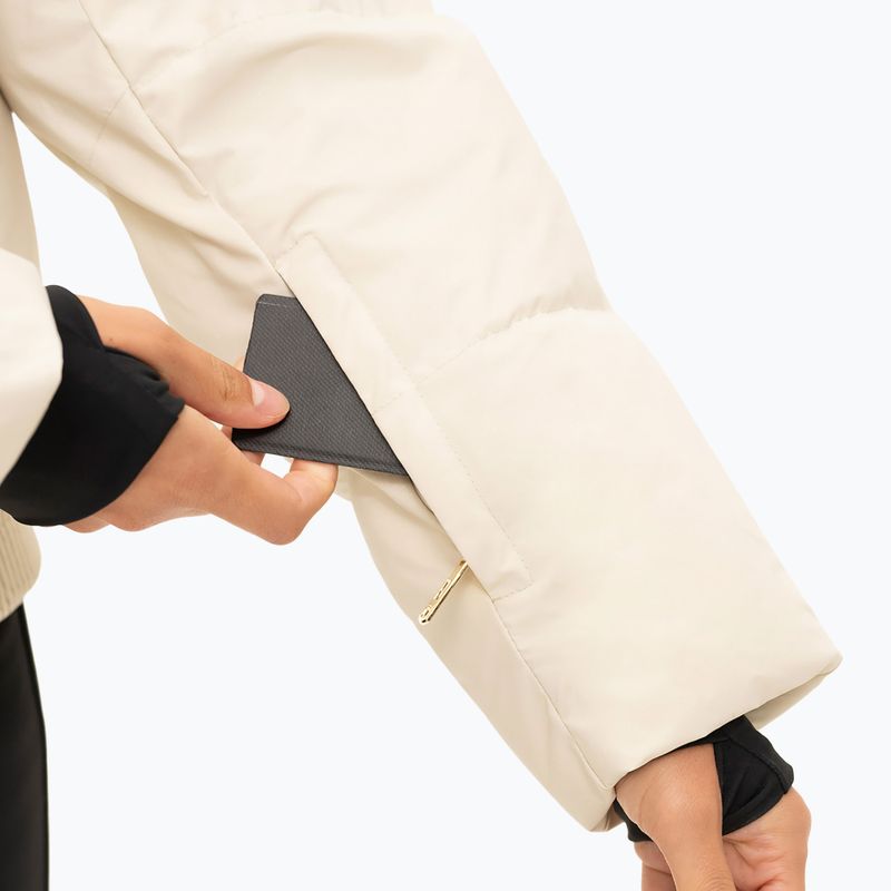 Dámska lyžiarska bunda Nikkie Numa Glitter cream 3