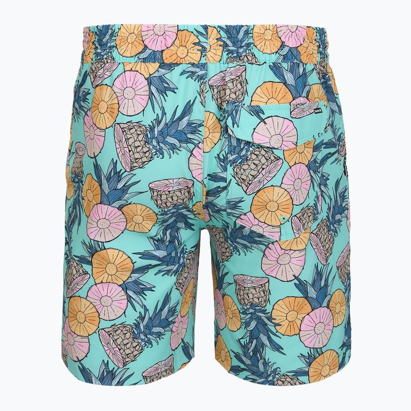Pánske plavecké šortky Hurley Bahia Volley Swim Short Blue/Aqua 2