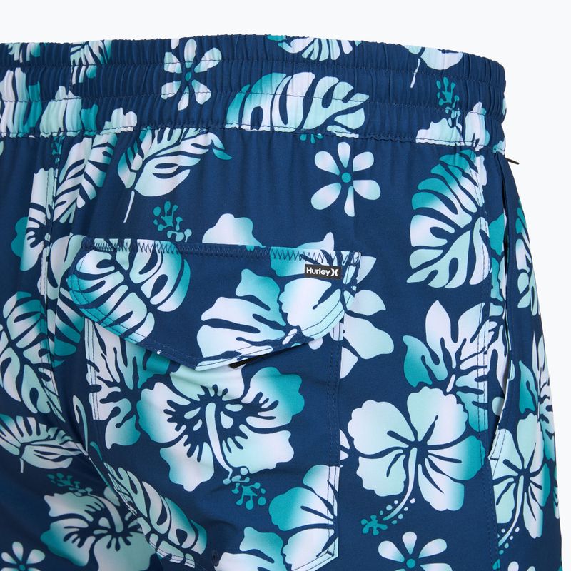 Pánske plavecké šortky Hurley Colorado Volley Swim Short blue/black 4