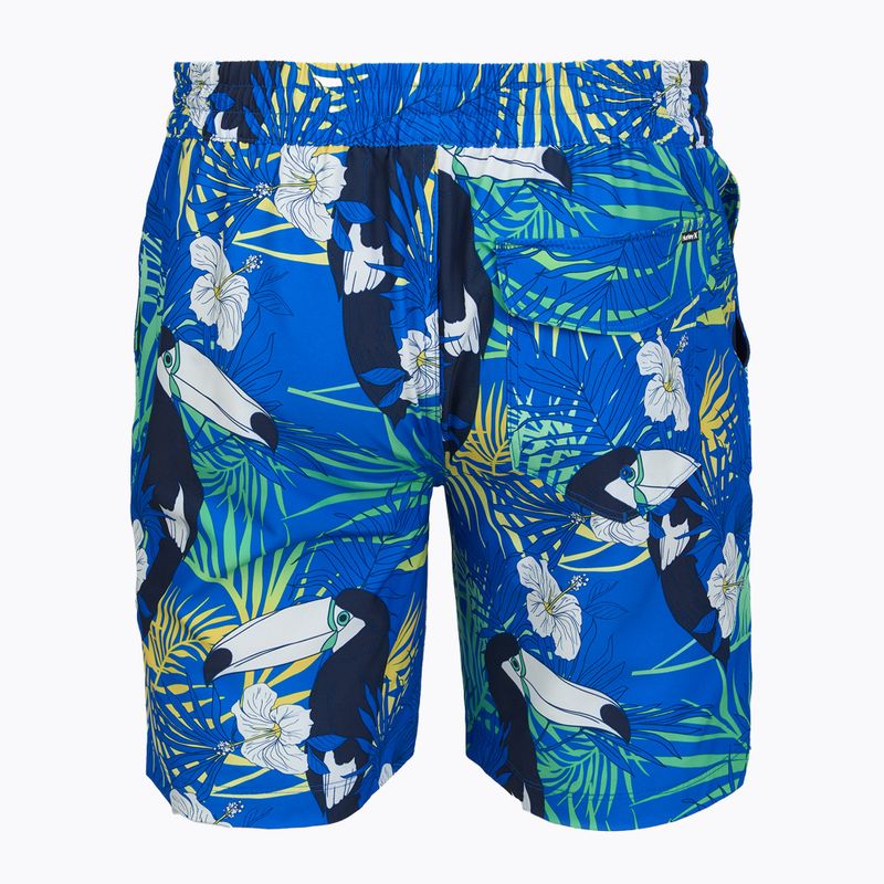 Pánske plavecké šortky Hurley Cuba Volley Swim Short Blue 2