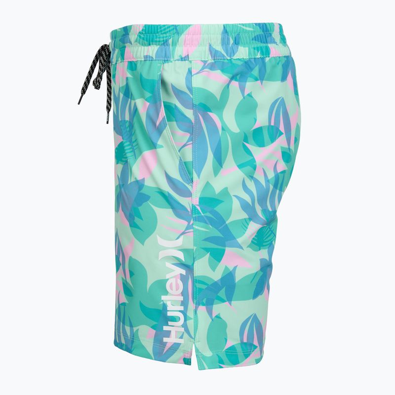 Pánske plavecké šortky Hurley Aticama Volley Swim Short Blue/Aqua 3