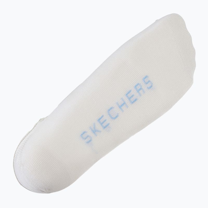 Dámske ponožky SKECHERS Non Terry No Show Liner 3 páry blue/green 7