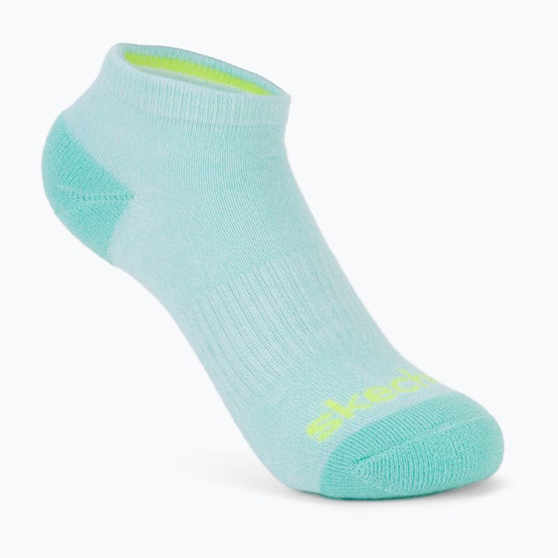 Detské ponožky SKECHERS Heel/Toe Terry Low Cut 6 párov white/light pink 5