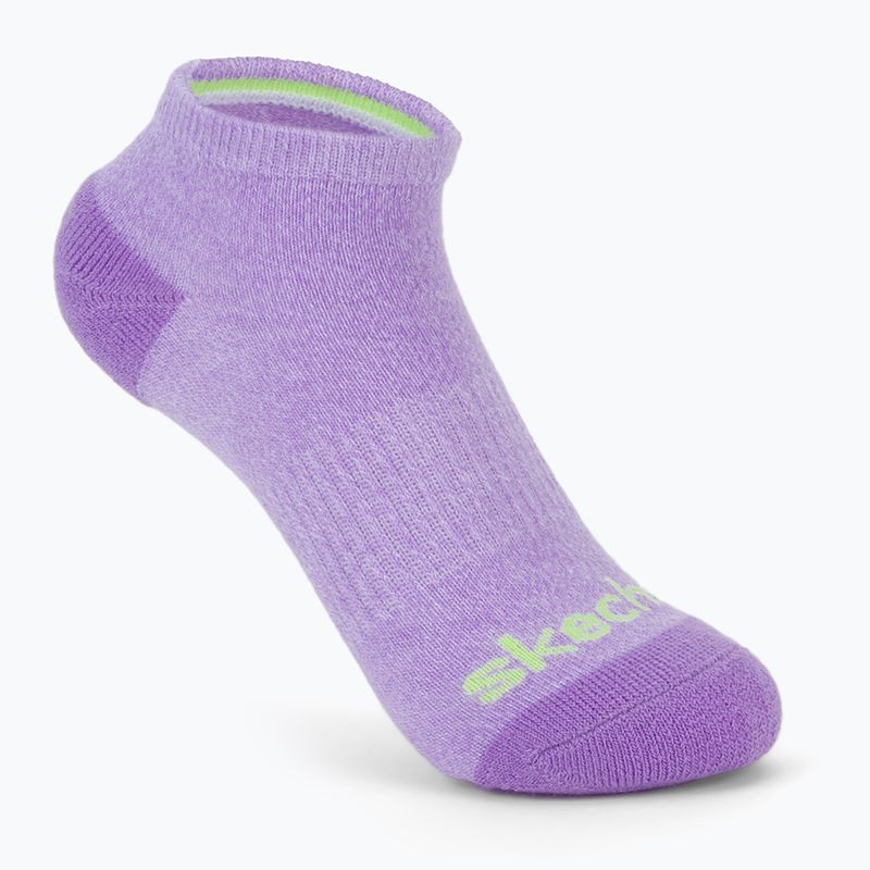 Detské ponožky SKECHERS Heel/Toe Terry Low Cut 6 párov white/light pink 7