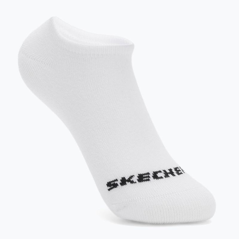 Detské ponožky SKECHERS Non Terry No Show 3 páry white/grey 2