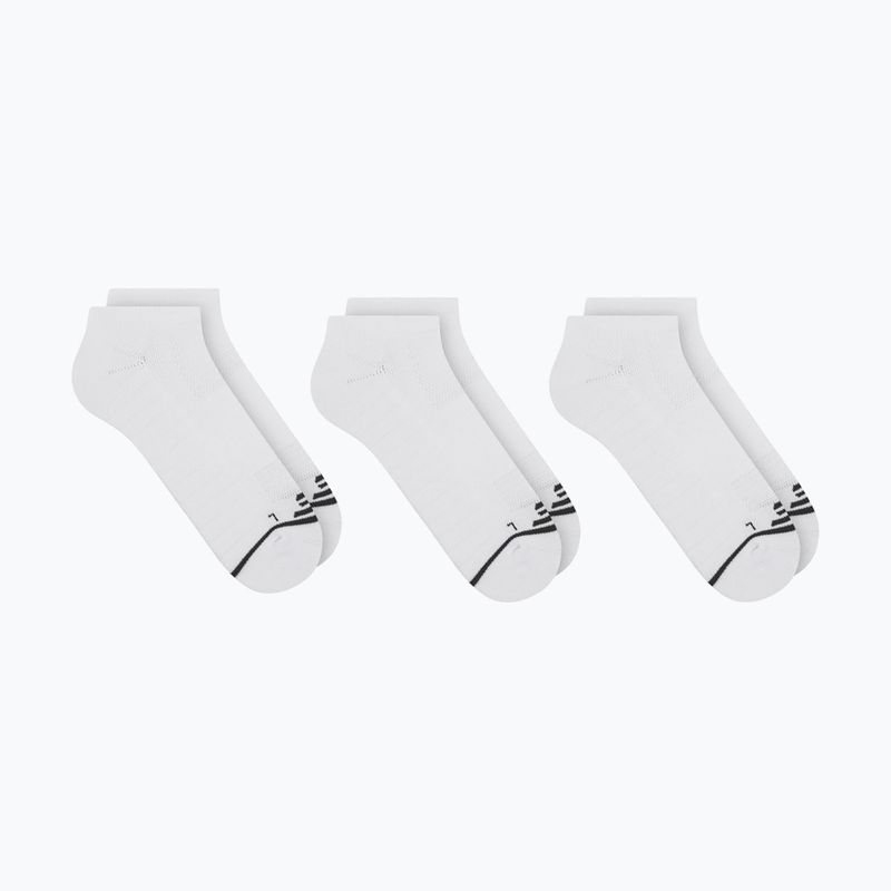 Pánske ponožky SKECHERS 1/2 Terry No Show 3 páry white traditional 4