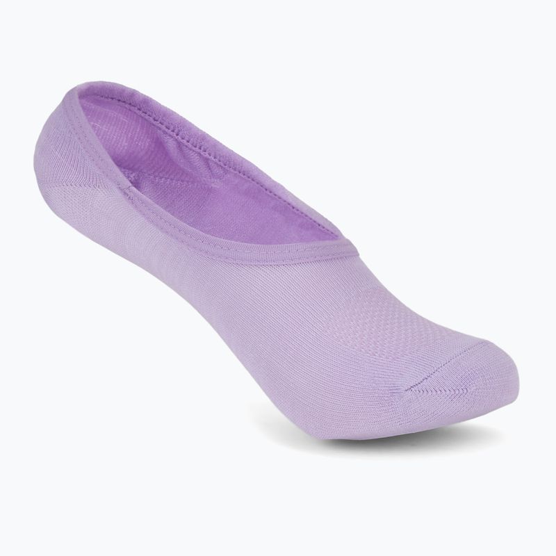 Dámske ponožky SKECHERS Non Terry No Show Liner 3 páry white/purple 4