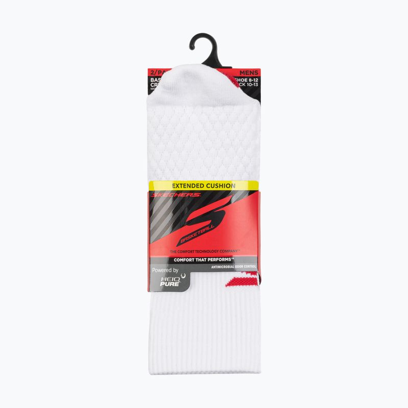 Pánske ponožky SKECHERS Select Terry Crew 2 páry red 7
