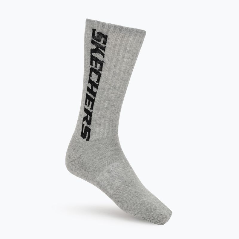 Ponožky SKECHERS Terry Crew 1/2 3 pack grey/black 6