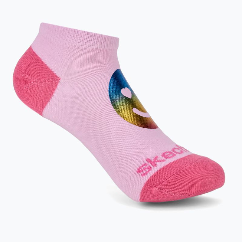 Detské ponožky SKECHERS Non Terry Low Cut 6 párov purple 5