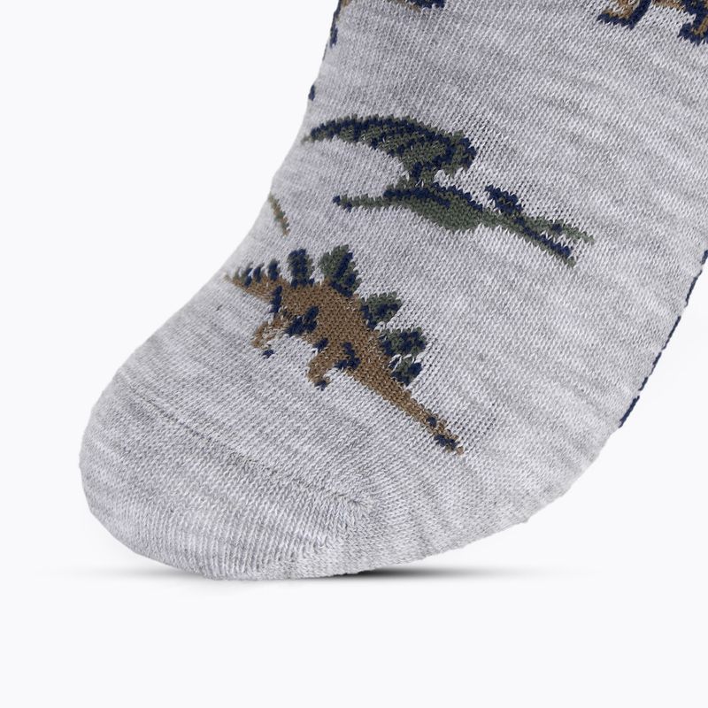 Detské ponožky SKECHERS 1/2 Terry Low Cut 6 párov olive 4