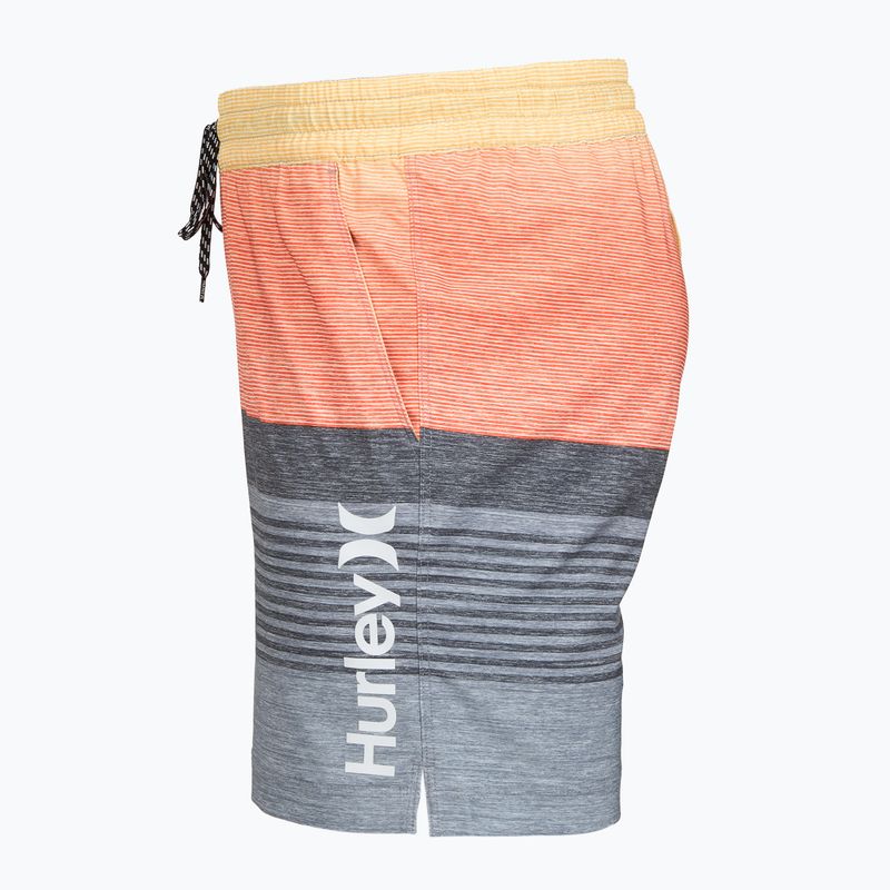 Pánske plavecké šortky Hurley Epic Ombre Volley Swim Short Light Grey 3