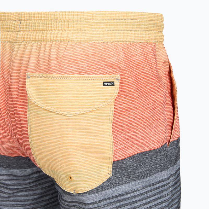 Pánske plavecké šortky Hurley Epic Ombre Volley Swim Short Light Grey 4