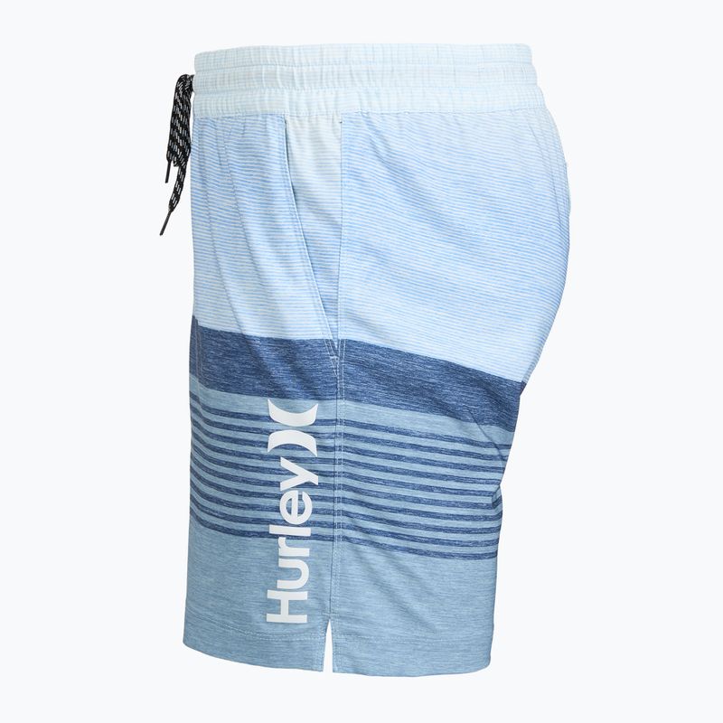 Pánske plavecké šortky Hurley Epic Ombre Volley Swim Short blue/white 3