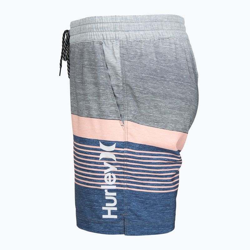 Pánske plavecké šortky Hurley Epic Ombre Volley Swim Short Industrial Blue 3