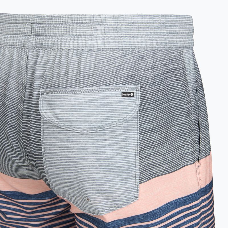Pánske plavecké šortky Hurley Epic Ombre Volley Swim Short Industrial Blue 4