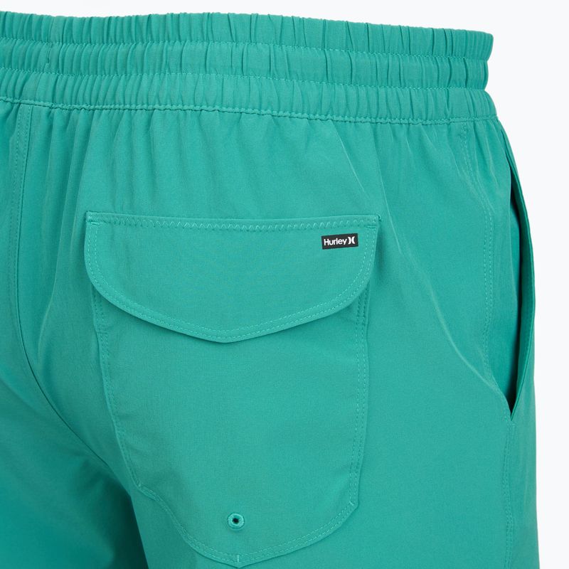 Pánske plavecké šortky Hurley Crossover Volley Swim Short Teal Tint 4