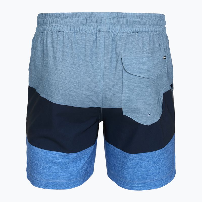 Pánske plavecké šortky Hurley Color Blocked Volley Swim Short Baby Blue 2