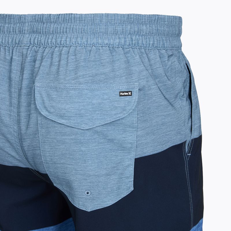 Pánske plavecké šortky Hurley Color Blocked Volley Swim Short Baby Blue 4