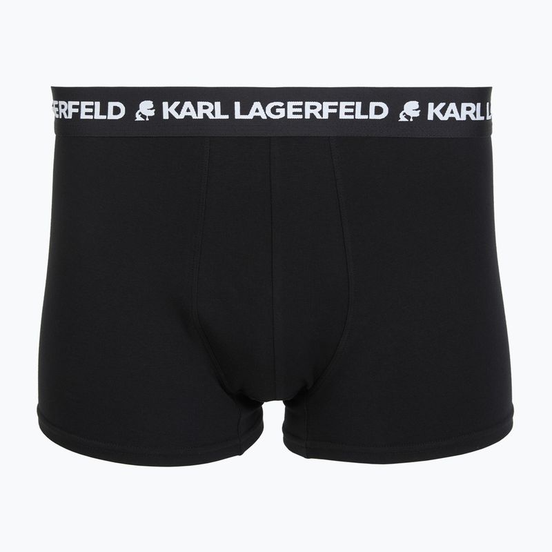 Pánske boxerky KARL LAGERFELD Logo Trunk 7 párov black 2