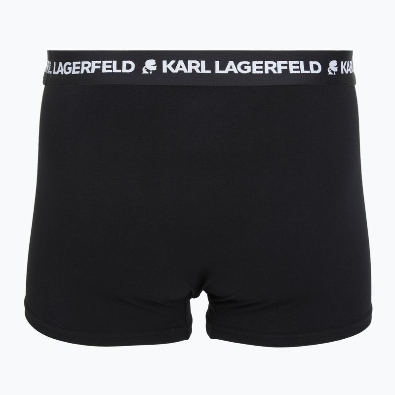 Pánske boxerky KARL LAGERFELD Logo Trunk 7 párov black 3