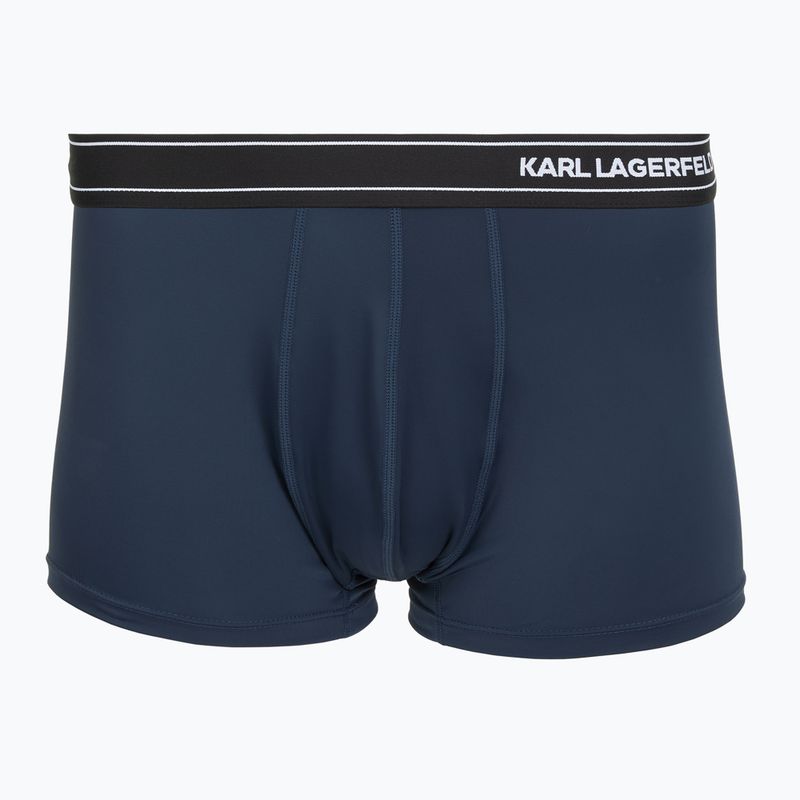 Pánske boxerky KARL LAGERFELD Stripe Logo Micro Trunk 3 páry mood indigo 2