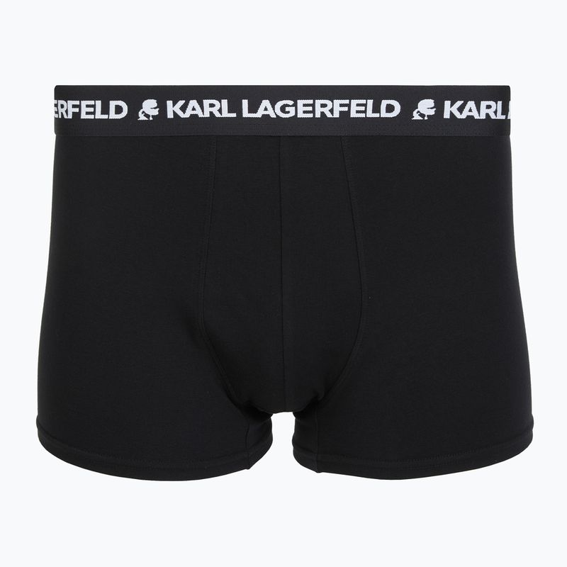 Pánske boxerky KARL LAGERFELD Logo Trunk 5 párov black 2
