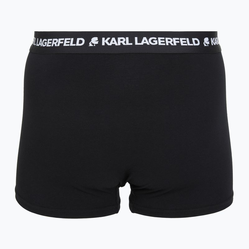 Pánske boxerky KARL LAGERFELD Logo Trunk 5 párov black 3