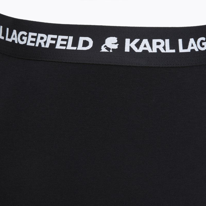 Pánske boxerky KARL LAGERFELD Logo Trunk 5 párov black 4