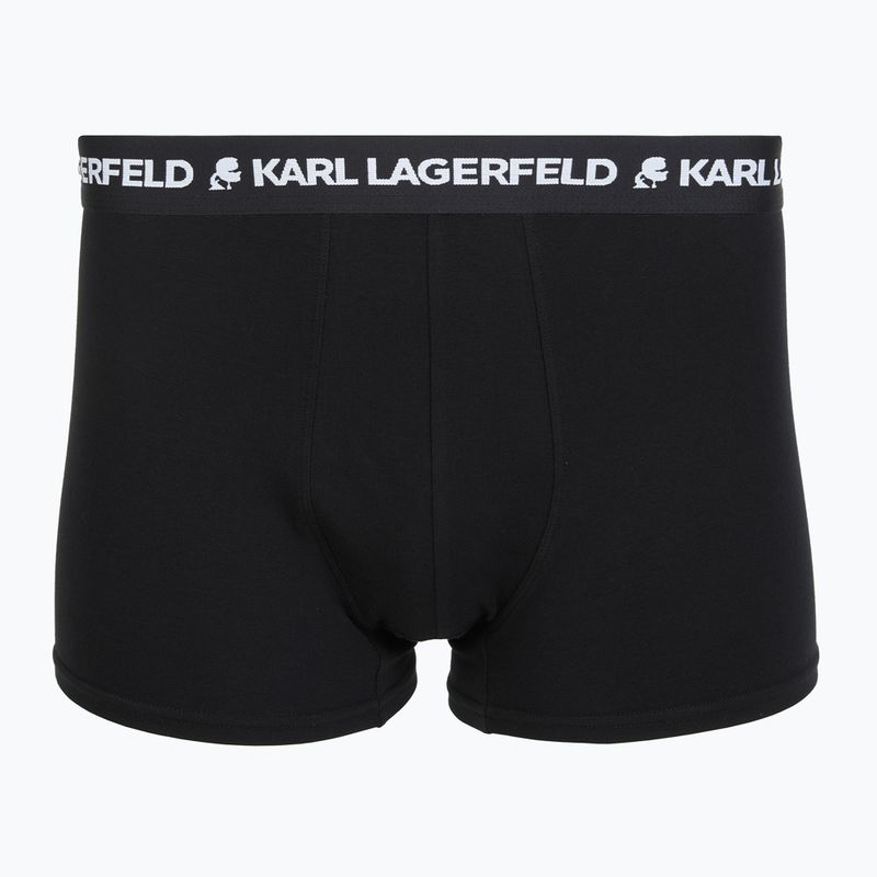 Pánske boxerky KARL LAGERFELD Logo Trunk 3 páry black 2