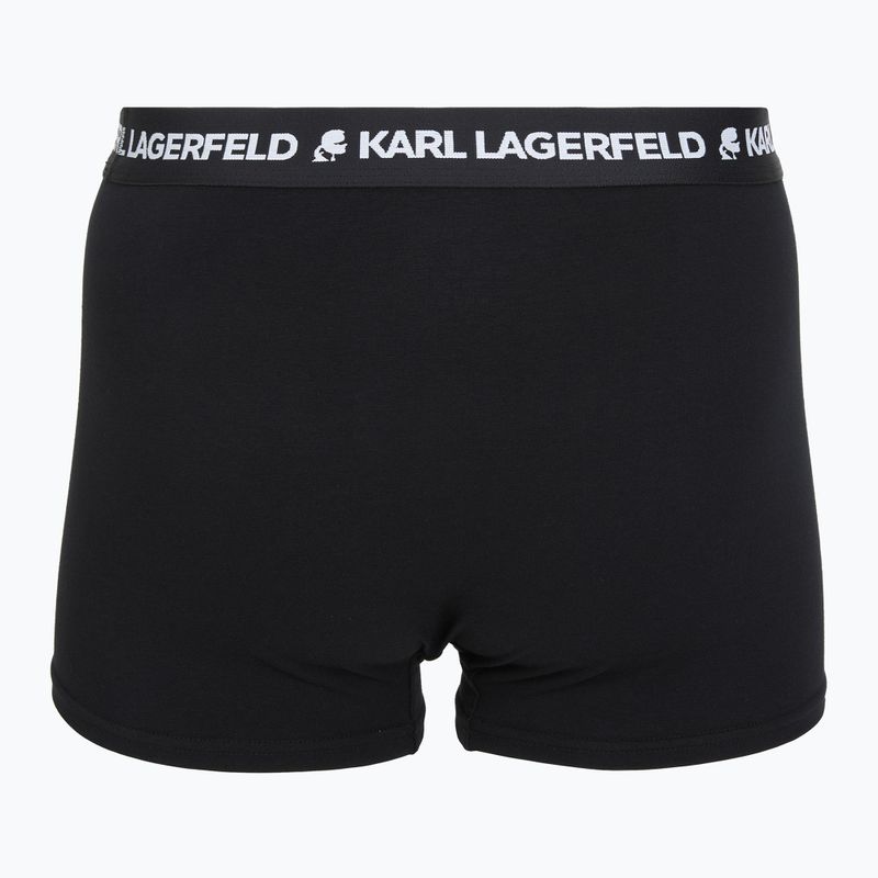 Pánske boxerky KARL LAGERFELD Logo Trunk 3 páry black 3